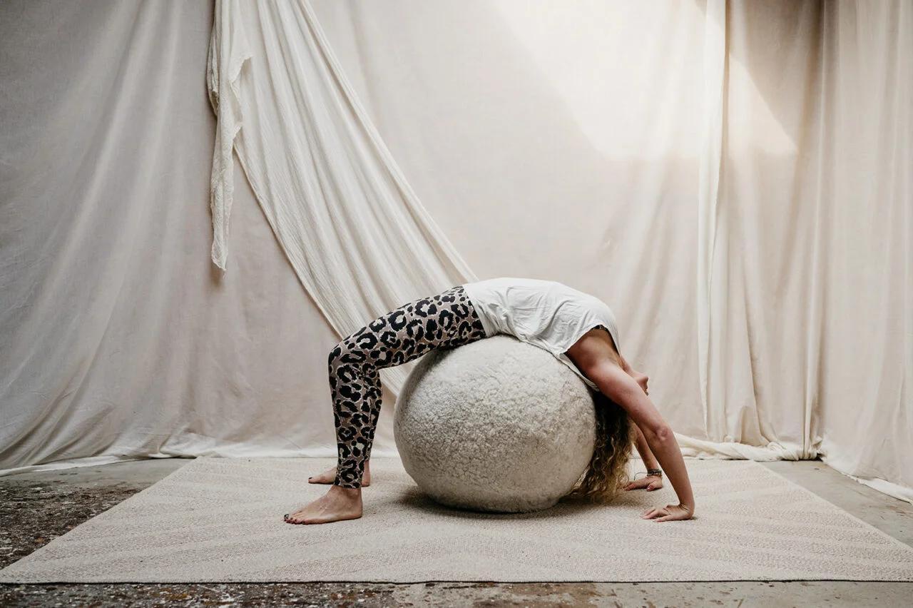Fitnessbal Crossbreed Schapenvacht