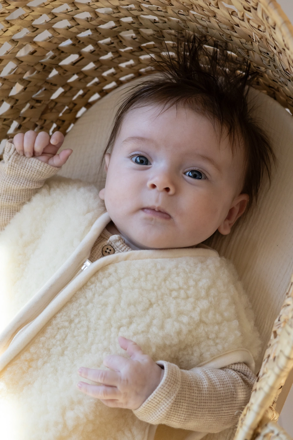 Babyslaapzak van wol