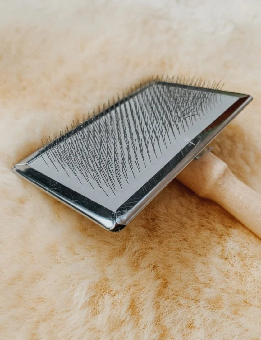 Vachtenkam voor wol - Vachten kam voor wol detail - VAC/KAM/DWW