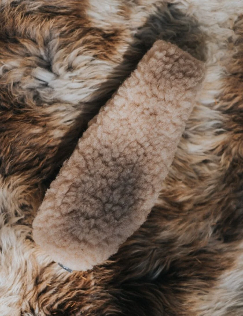 Wollen hoofdband - Bruin